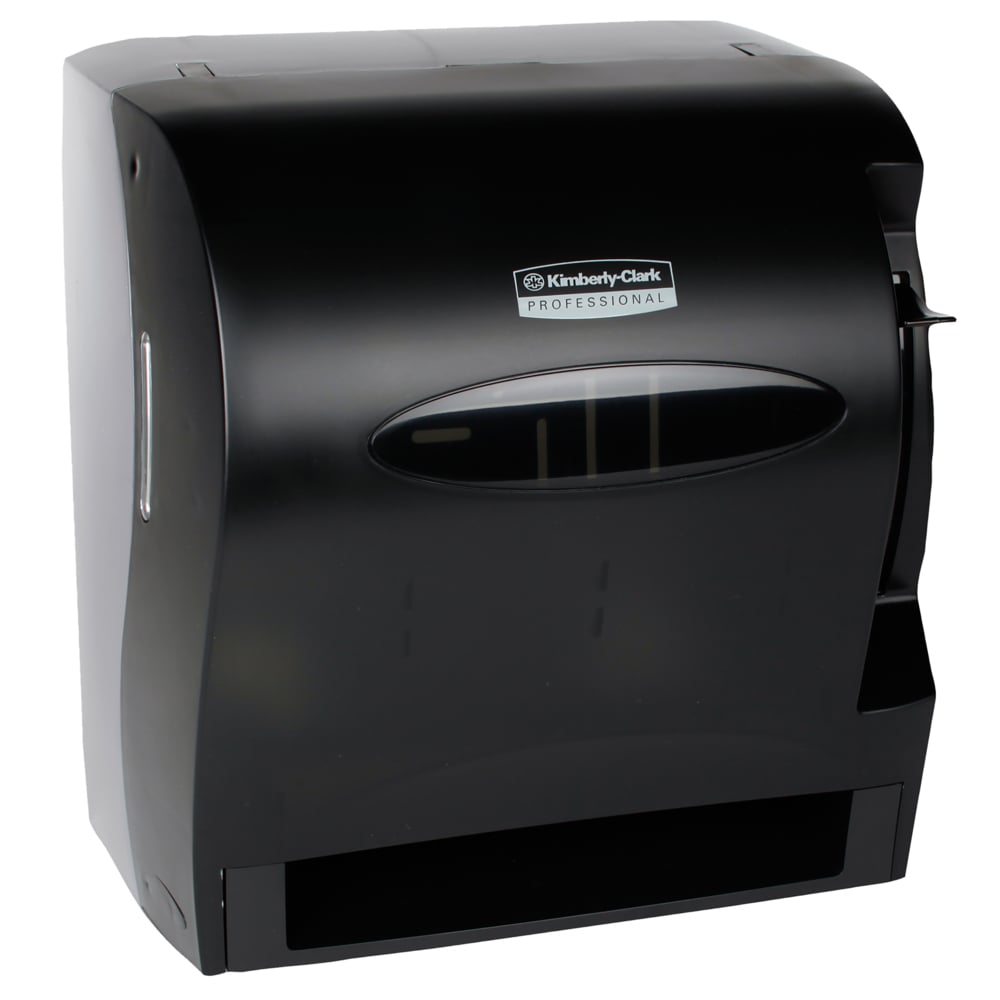 LEV-R-MATIC Dispenser, Hard Roll Towel, 13.3" x 13.5" x 9.8", Smoke/Grey, 1/cs (Products cannot be sold on Amazon.com or any other 3rd party site) (DROP SHIP ONLY) (US Only)