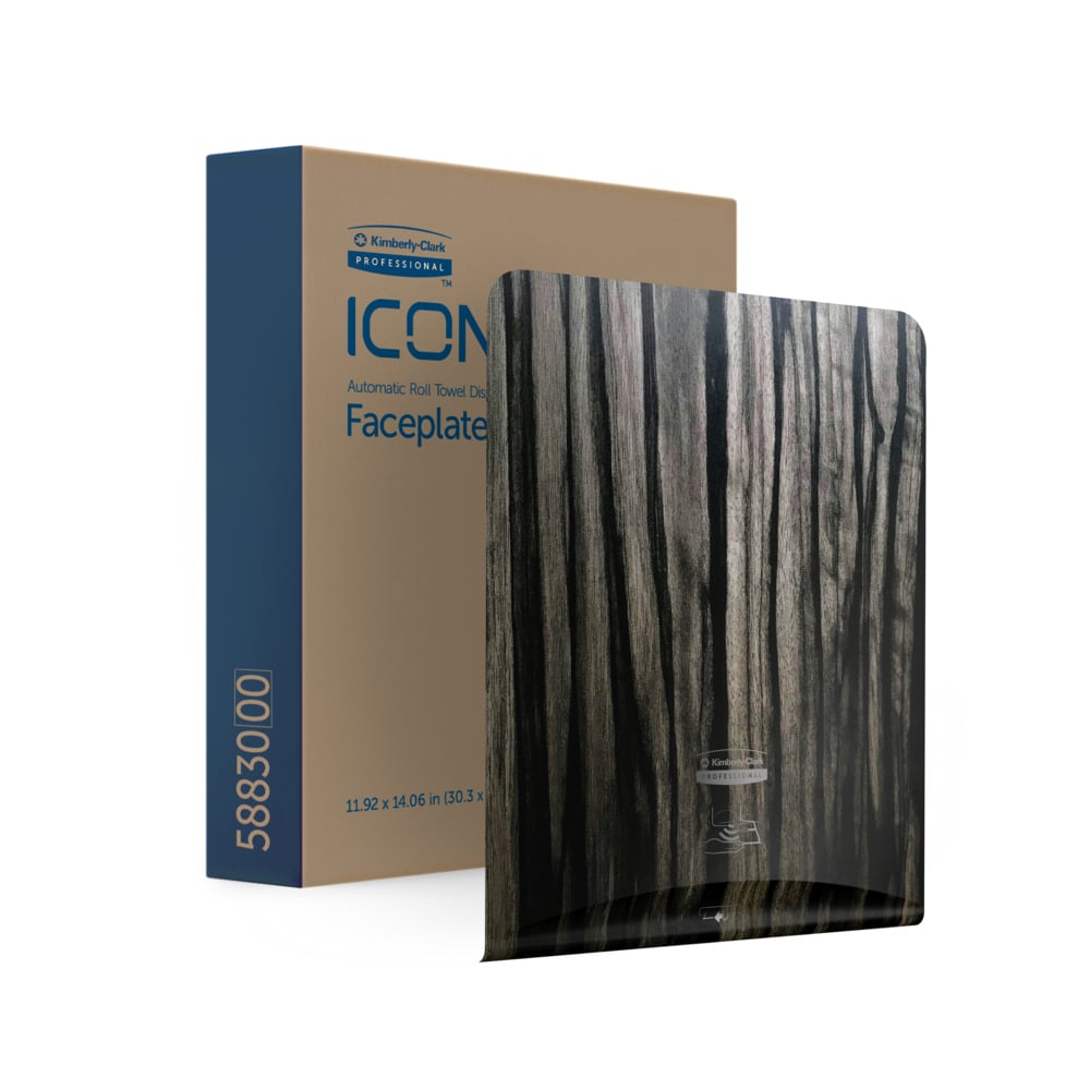 Faceplate, Ebony Woodgrain Design, for Automatic Roll Towel Dispenser, 1/cs (Products cannot be sold on Amazon.com or any other 3rd party site) (US Only)