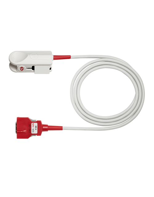 Red DCI-dc3, Adult Reusable Direct Connect SpO2 Sensor, 3ft, Non-Sterile (Rx) (Continental US & Puerto Rico Only)