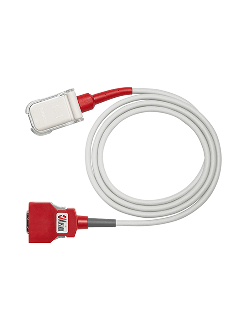 Red LNC-10, LNCS Series, 20-pin, SpO2 Patient Cable, 10ft (Rx) (Continental US & Puerto Rico Only)