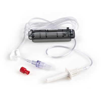 CADD High Volume Administration Set, Includes: Bag Spike, Flow Stop, Clamp, One-Way Checkvale with Male Luer, 92" Length, 11 ml PV, Not Made with DEHP, 15/bx (US Only)