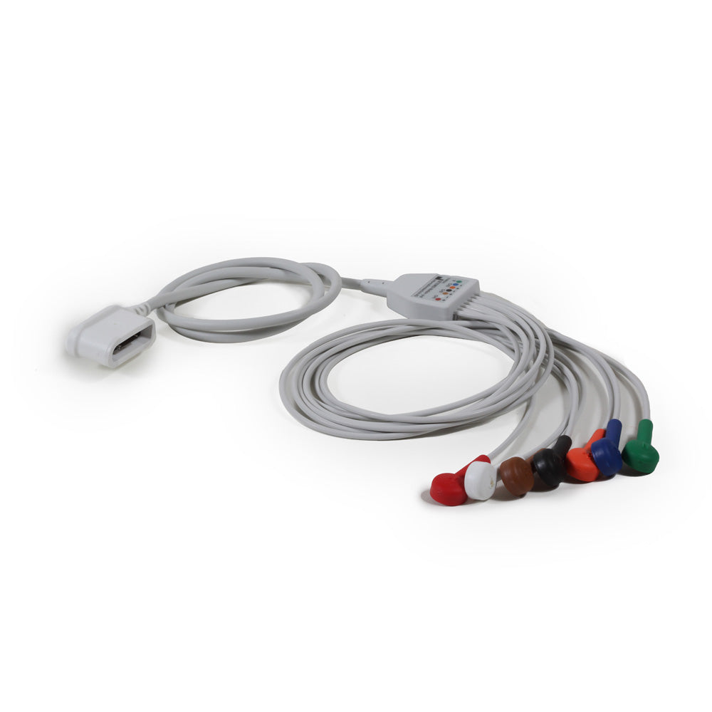 Holter 7-Leadwire Set, 3-Channel, 41" (105 cm), AHA (Continental US Only) 
