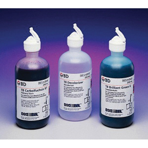 BBL TB Carbolfuchsin ZN, 250ml, 4/pk (Non-Returnable) (Item is considered HAZMAT and cannot ship via Air or to AK, GU, HI, PR, VI) (Continental US Only) (Drop Ship Requires Pre-Approval)
