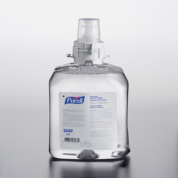 Purell CS4 AWD Healthy Soap Dispensing System, Push Style, 1250ml, Graphite, 1/cs (Item is considered HAZMAT and cannot ship via Air or to AK, GU, HI, MP, PR, VI)