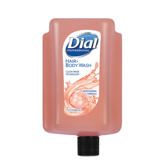 Refill Cartridge, Hair & Body Wash, 15 oz, 6/cs