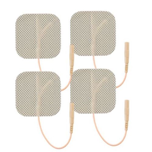 Compass Electrodes, 2" x 2", Tan Cloth, Poly Bag, Reuseable, 4/pk, 10 pk/cs