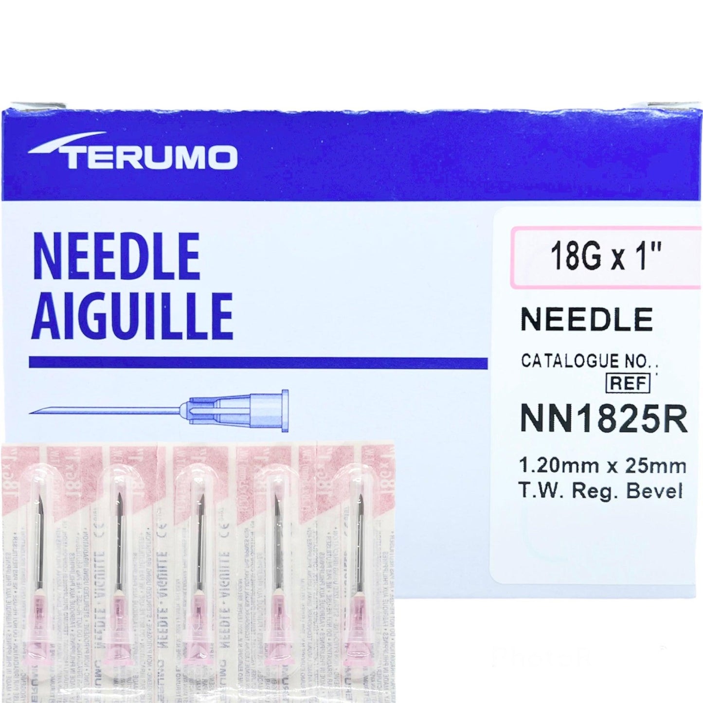 Thin Wall Needle, 18G x 1", 100/bx, 10 bx/cs (US Only)