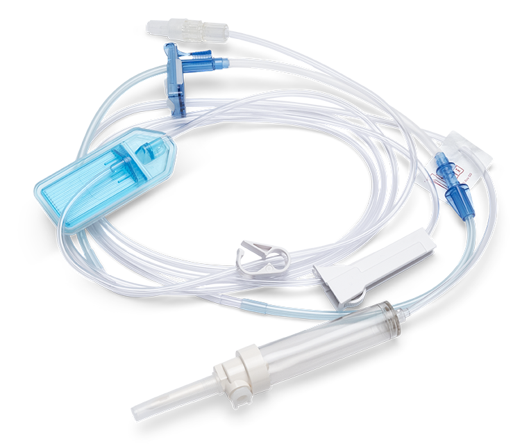 Alaris Pump Module Set, 1.2 Micron Filter (1.72 sq. in Low Protein Binding), Roller, Pinch Clamp, 2-Piece Male Luer Lock, 20 drop/ml, 122" Length, 27 ml PV, DEHP-Free, Sterile, 20/cs (Continental US Only) (Drop Ship Requires Pre-Approval)