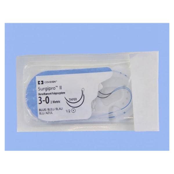 Suture, Taper Point, Size 3-0, Blue, 36", Needle CV-25, _ Circle, 3 dz/bx (Continental US Only)
