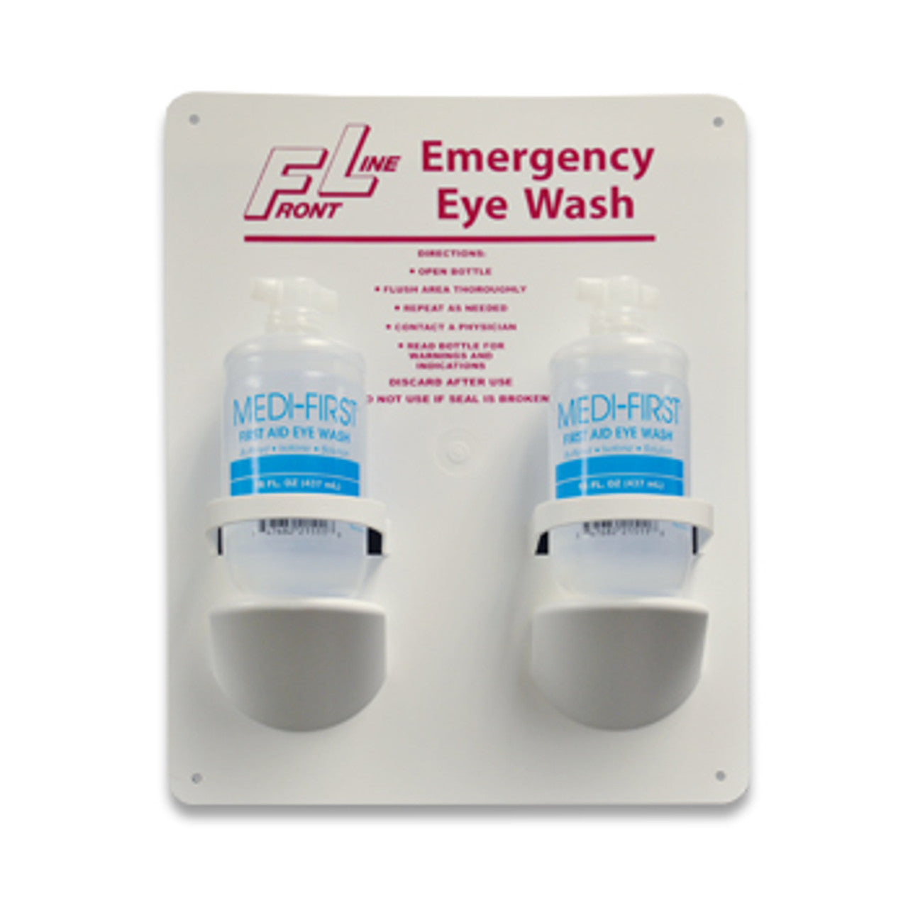 Eye Wash Station, 16 oz, 2/ea
