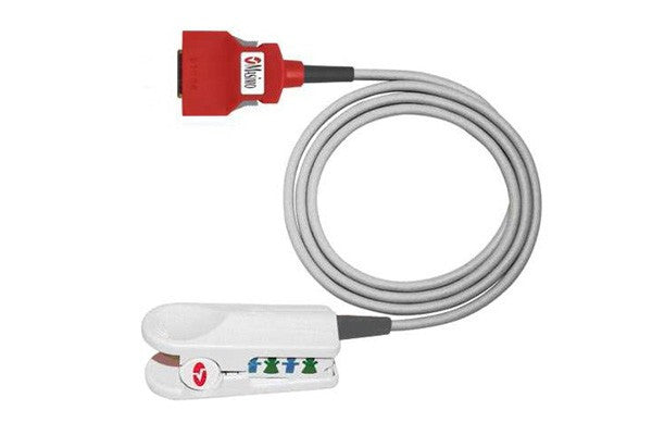 Red DCIP-dc3, Pediatric Reusable Direct Connect SpO2 Sensor, 3ft, Non-Sterile (Rx) (Continental US & Puerto Rico Only)