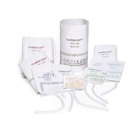 Cuff, Neonatal #2, 2-Tube Neonatal, Male Slip Luer, White, 20/bx (Continental US Only)