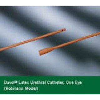 Bardex Urethral Catheter, 10FR, 16" Length, Robinson Model, Latex, 12/cs (US Only)