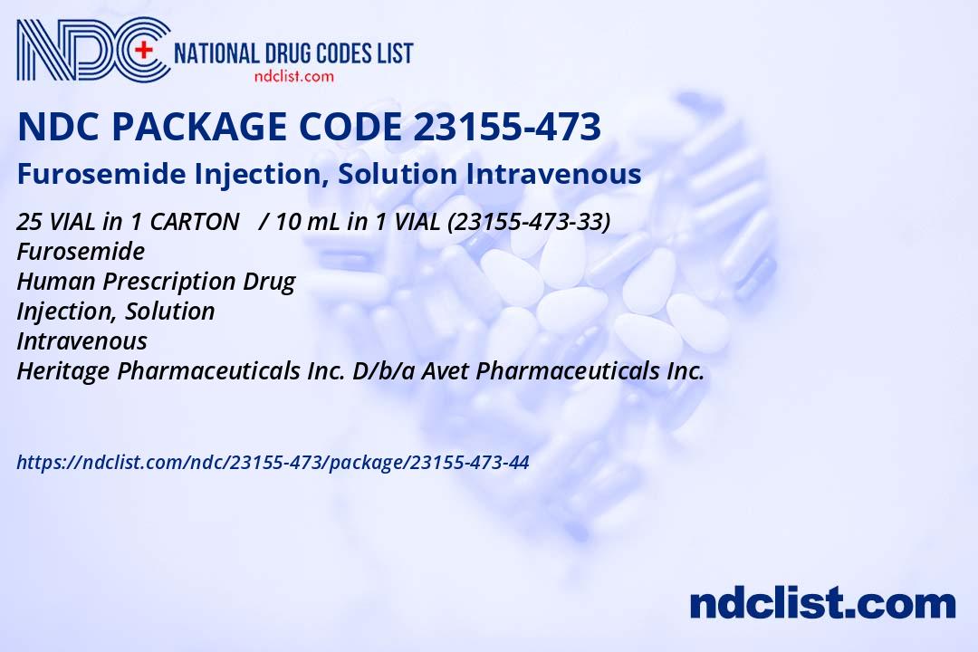 Furosemide Injectable, (aka LASIX) LF, PF, 10 mg/ml, 10 mL Vial, 25/bx (Rx) (US Only, Excluding IN and ND) (Product is Non-Returnable)