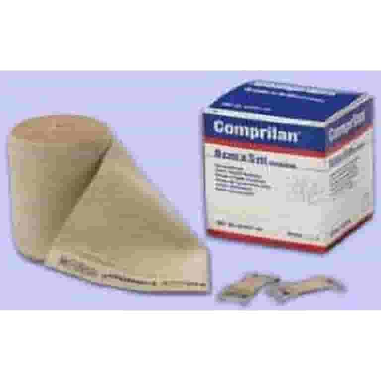 Compression Stockings, Chap Style, 30-40, Open Toe, Left, Beige, Small (Continental US Only)