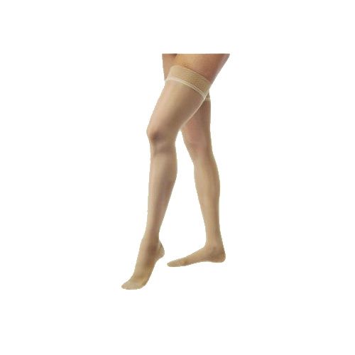 Compression Stocking, Thigh High, 20-30 mmHG, Closed Toe, Lace, Espresso, X-Large (Continental US Only)