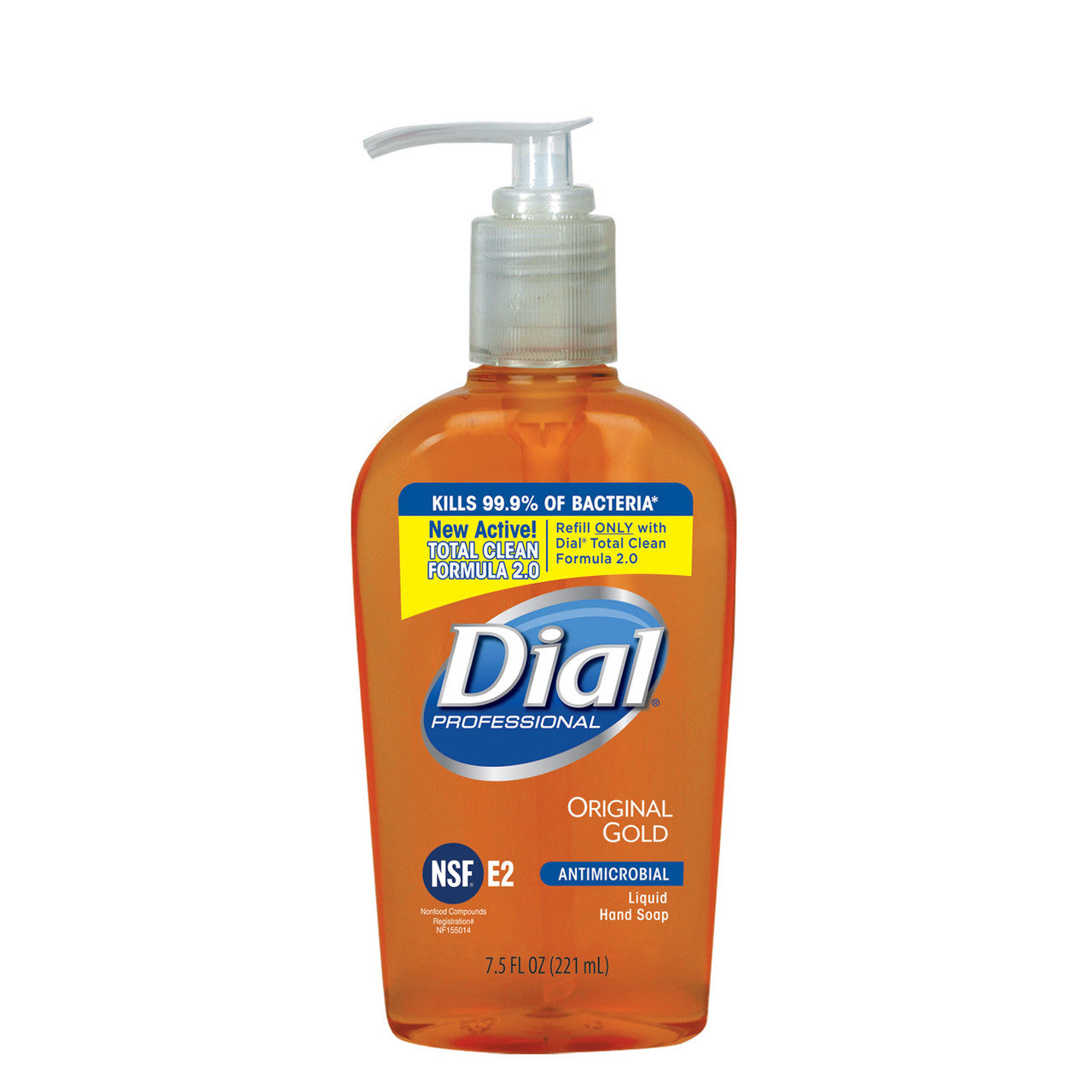 Gold Liquid Hand Soap, Antibacterial, Pump, 7.5 oz, 12/cs (150 cs/plt) (2340084014, 724702, 1937896) (Part Number Change Coming Soon)