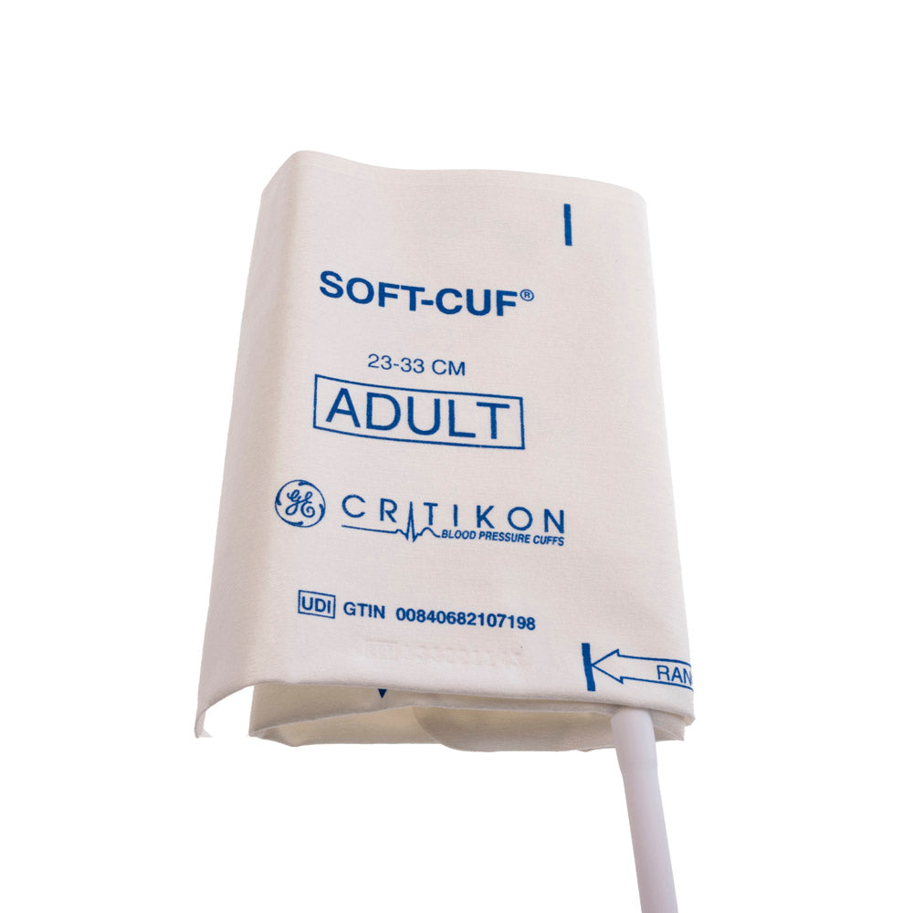 Cuff, Adult, 1-Tube, Bayonet, Navy/ White, 23-33cm, 20/bx (Continental US Only)