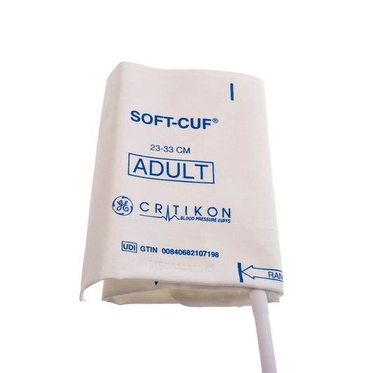 Cuff, Adult, 1-Tube, Bayonet, Navy/ White, 23-33cm, 20/bx (Continental US Only)