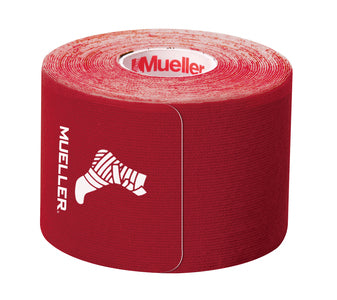 Mueller Kinesiology Tape, I-Strip Roll, Red, (20) 2" x 9.75" Strip (Products are only available for sale in the U.S. Products cannot be sold on Amazon.com or any other 3rd party platform without prior approval by Mueller.)