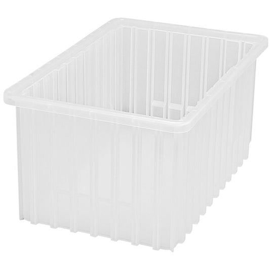 Container, 16.5" x 10 7/8" x 8", Clear, 8/ctn (DROP SHIP ONLY)