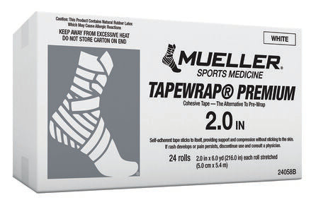 2" x 6 yds, White, 24 rolls/cs (Products are only available for sale in the U.S. Products cannot be sold on Amazon.com or any other 3rd party platform without prior approval by Mueller.)