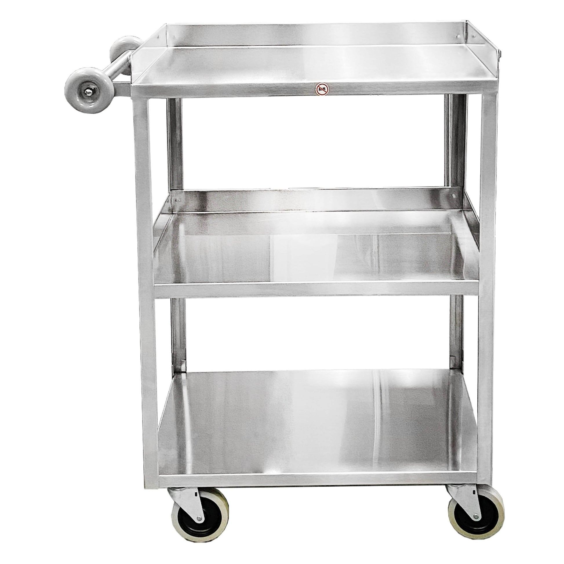 Utility Cart, Light Duty, 28-1/4"W x 16"D x 35-3/4"H, (3) Shelves without Guardrails (DROP SHIP ONLY)