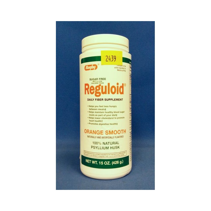 Reguloid S-Free Powder, Orange, 426gm, Compare to Metamucil S-Free Orange Powder, 12/cs NDC #10006-0731-18 (US Only)