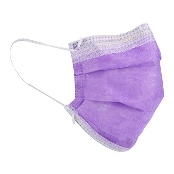 Earloop Mask, ASTM LEVEL 1, Lavender, 50/bx, 10 bx/cs (Not Available for sale into Canada)