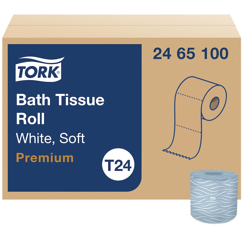 Bath Tissue Roll, 2-Ply, Leaf & Stitch Embossed, 4.0" x 3.75", 400 sheets/rl, 80 rl/cs (36 cs/plt)