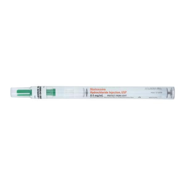 Naloxone Hydrochloride Injection, USP, 0.4 mg/ml, 1 ml Carpuject Luer Lock Glass Syringe, No Needle, 10/bx (Rx) (Item is Non-Returnable) (We must have your Wholesale Drug License on File before shipping this product) (US Only, Excluding IN and ND)