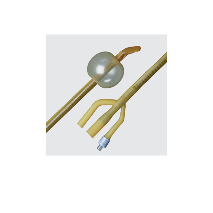 Hematuria Foley Catheter, 3-Way Coude Tip, 20FR, 30cc Balloon, Hydrophilic Polymer Coated, Latex, 5/cs (US Only)
