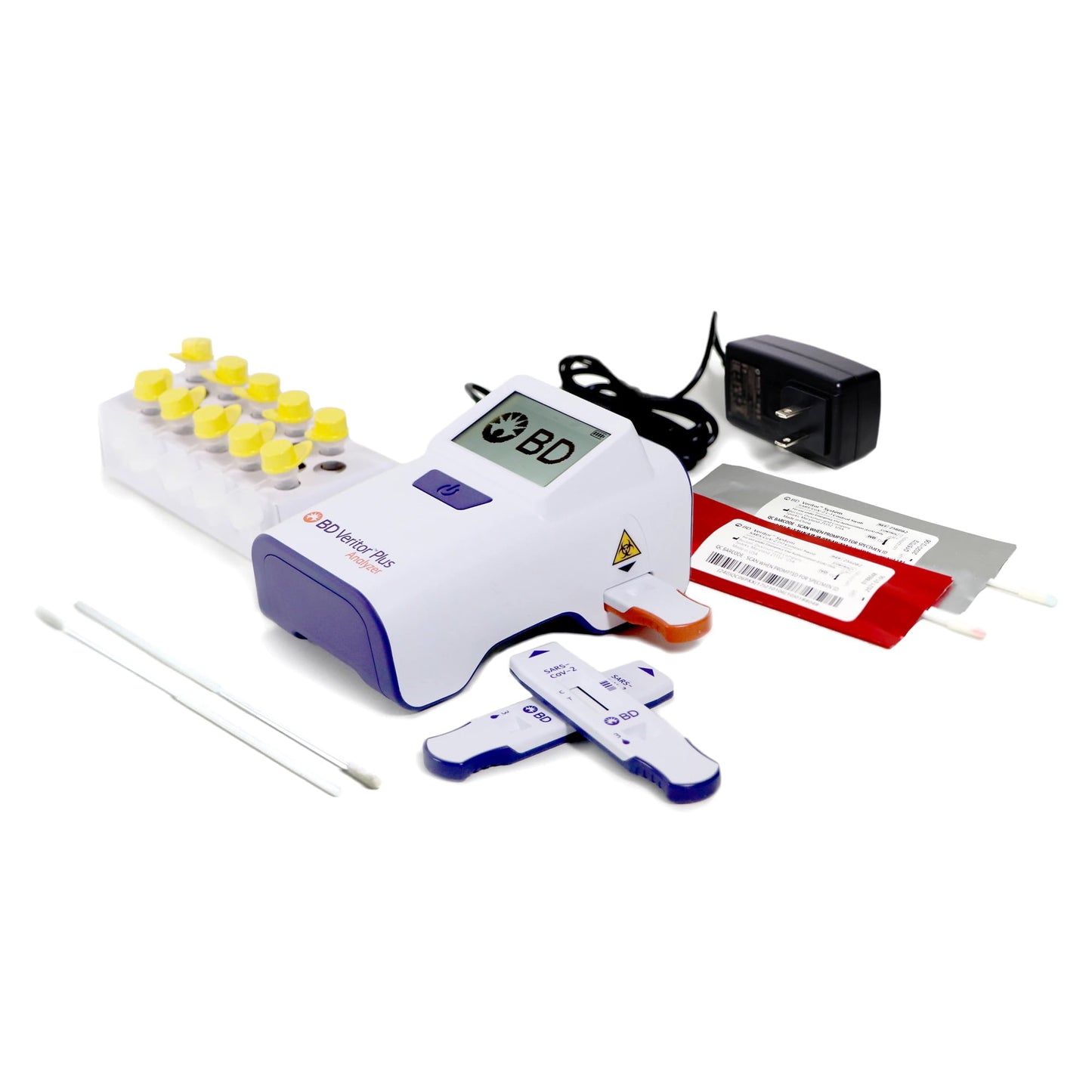 Flu A+B Swab Control, CLIA Waived, 10 test/kt (Temp Sensitive; Non-Returnable) (Continental US Only) (Drop Ship Requires Pre-Approval)