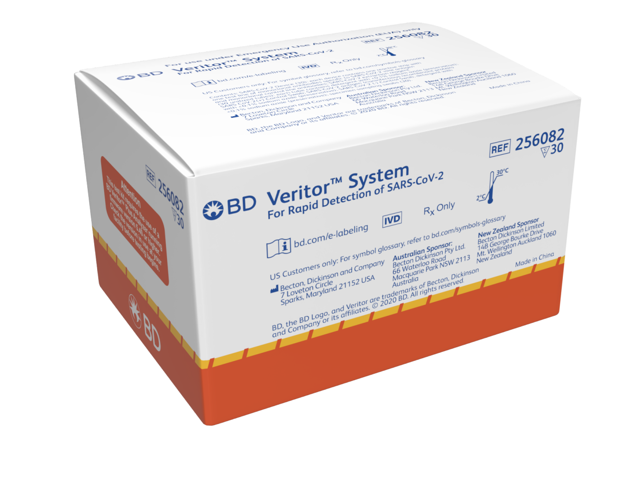 Veritor SARS-CoV2 Control Swab Set, Includes: (10) Positive Swabs and (10) Negative Swabs (Short-Dated, Minimum Expiry Lead is 60 days; Non-returnable; Non-refundable) (Continental US Only) (Drop Ship Requires Pre-Approval)