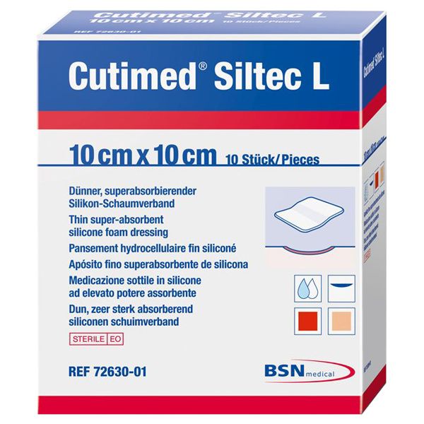 Foam Dressing, 2" x 2_", Sterile, 10/bx (092550) (Continental US Only)