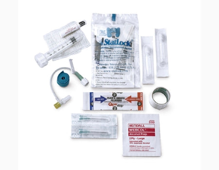 IV Start Kit Contents:  (1) Tagaerm, (1) IV Change Label, (2) Gauze, (1) ChloraPrep 1 mL, (1) Tape & (1) Tournaquet, 100/cs (US Only)