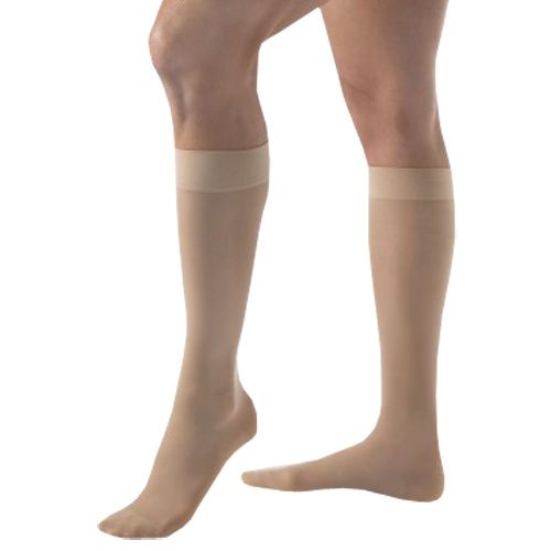 Compression Stocking, Knee High, 30-40 mmHG, Closed Toe, Sun Bronze, Medium (Continental US Only)