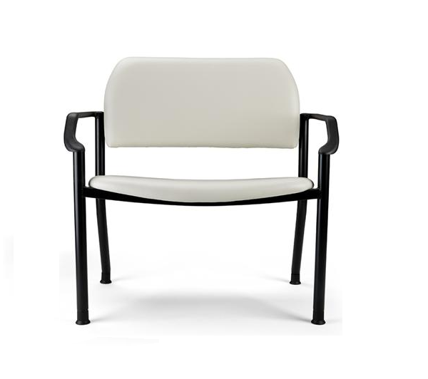 282 Bariatric Chair w/ Arms, Dark Linen (US Only) (DROP SHIP ONLY) (Delivery Info Sheet Required)