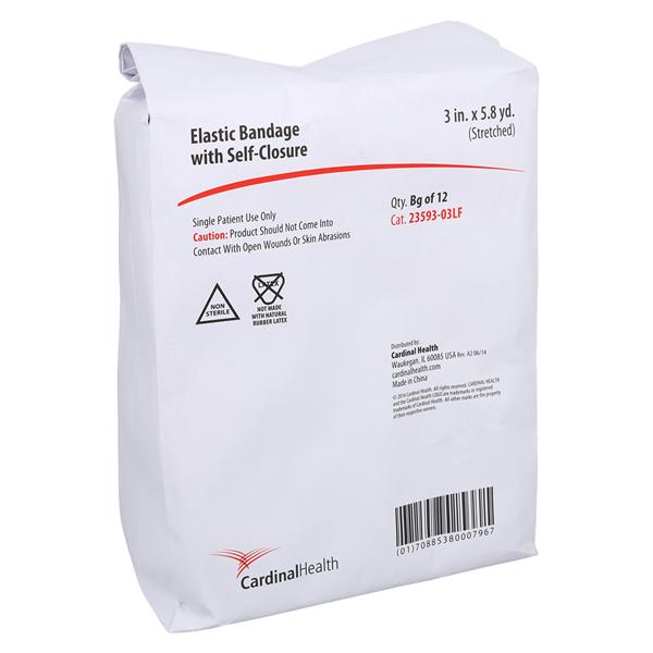 Elastic Bandage, Self-Closure, 3" x 5.8yd, Latex Free (LF), Sterile, 12/pk, 6 pk/cs (Continental US Only)