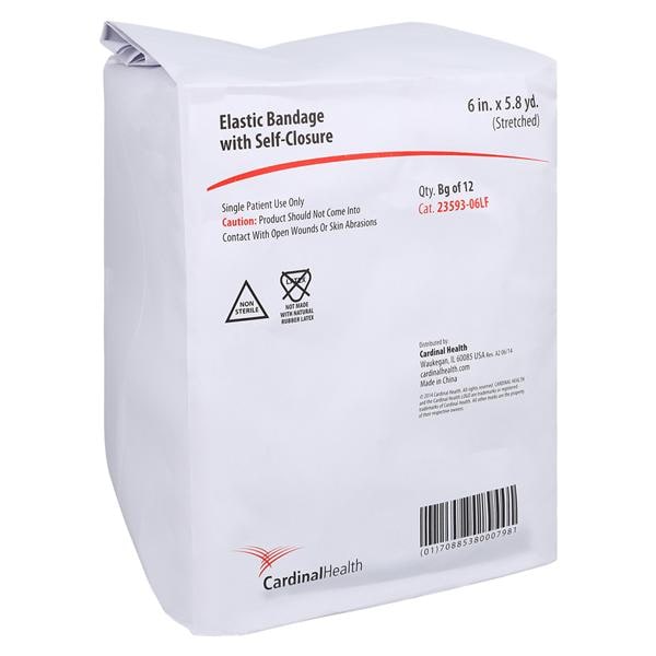 Elastic Bandage, Self-Closure, 6" x 5.8yd, Latex Free (LF), Sterile, 12/pk, 6 pk/cs (Continental US Only)