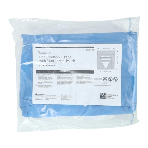 Under-Buttocks Surgical Drape with Pouch, 40" x 44", Sterile, 20/cs (Continental US Only)