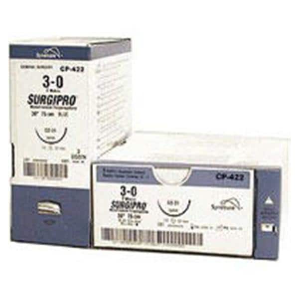 Suture, Taper Point, Size 6-0, Blue, 30", Needle CV-22, _ Circle, 3 dz/bx (Continental US Only)