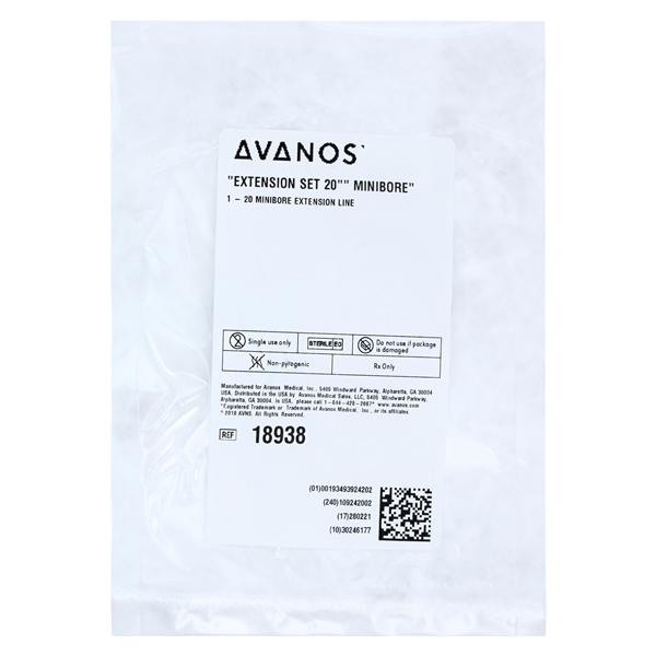 IV Extension Set, 20" Tubing without Filter, 1.0mL Volume, 25/cs (US Only) (Authorized Distributor Sub-Agreement Required  - See Manufacturer Details Page)