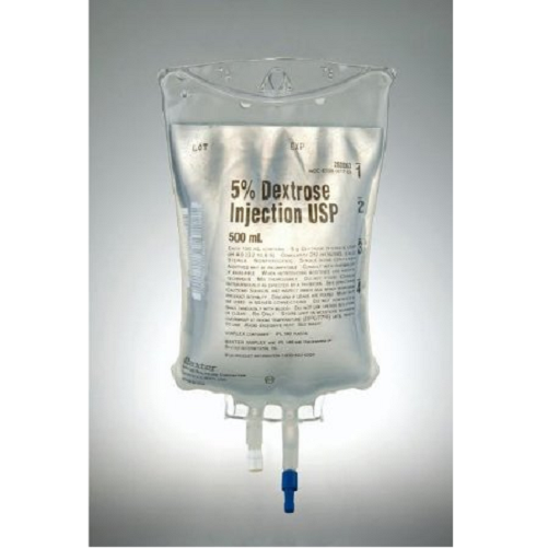 Dextrose Injection, 5% USP, 100 ml, Mini-Bag Plus Container, Quad Pack, 80/cs (Rx) (Continental US Only) (Product Access Restricted. Check with your sales rep to verify eligibility)&nbsp;&nbsp;<Strong style="color:red">Max weekly quantity allowed: 10</Strong>