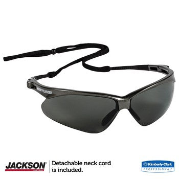 Safety Glasses, Polarized Smoke Lenses, Gun Metal Frame, 12/cs (Products cannot be sold on Amazon.com or any other 3rd party site) (US Only)
