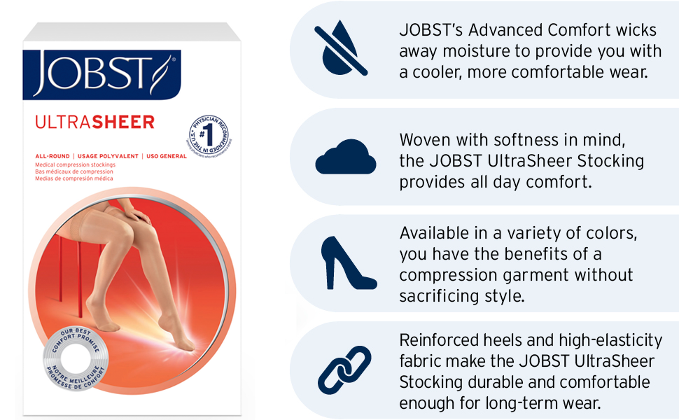 Compression Stocking, Thigh High, 20-30 mmHG, Closed Toe, Lace, Honey, X-Large (Continental US Only)