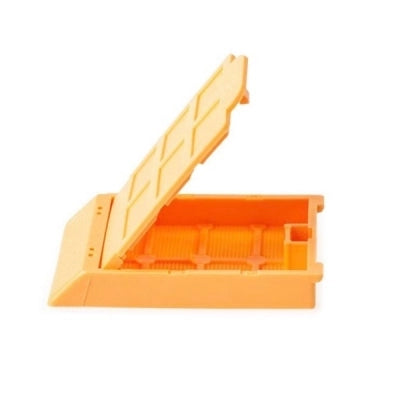 Microsette I Cassettes, Biopsy, Peach, 250/bx, 4 bx/cs