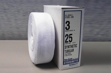 Stockinette, Synthetic, 4" x 25 yd