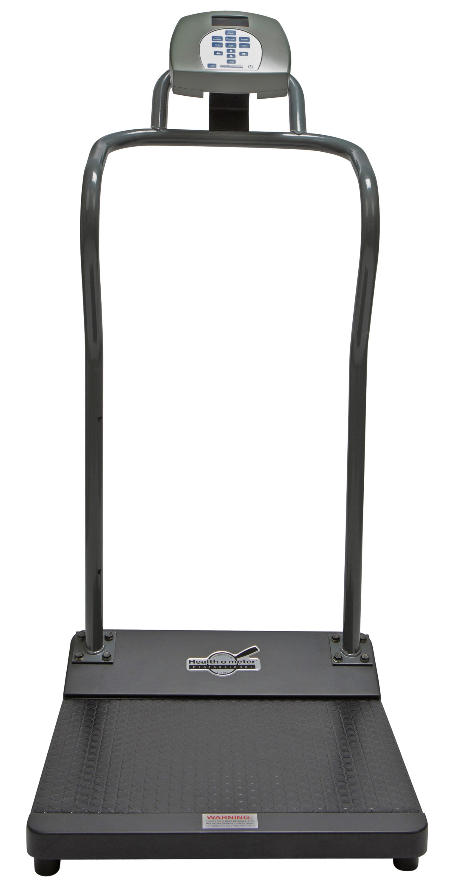 Antimicrobial Digital Platform Scale, KG Only, Unassembled, 100-240V Adapter (Included) or 6 D Batteries (not included) (DROP SHIP ONLY)