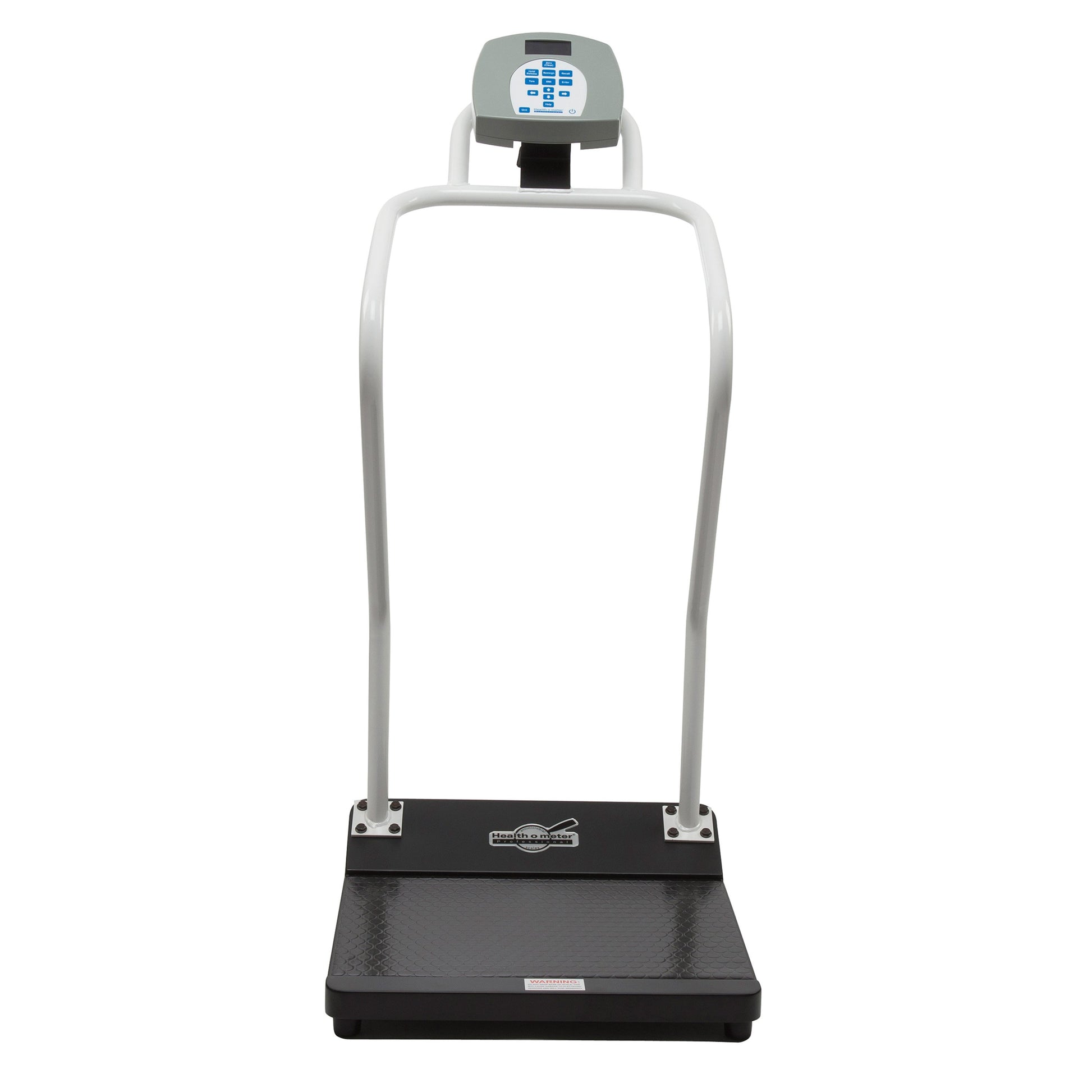 Antimicrobial Digital Platform Scale with Extended Handrails, KG Only, 100-240V Adapter (Included) or 6 D Batteries (not included) (DROP SHIP ONLY)